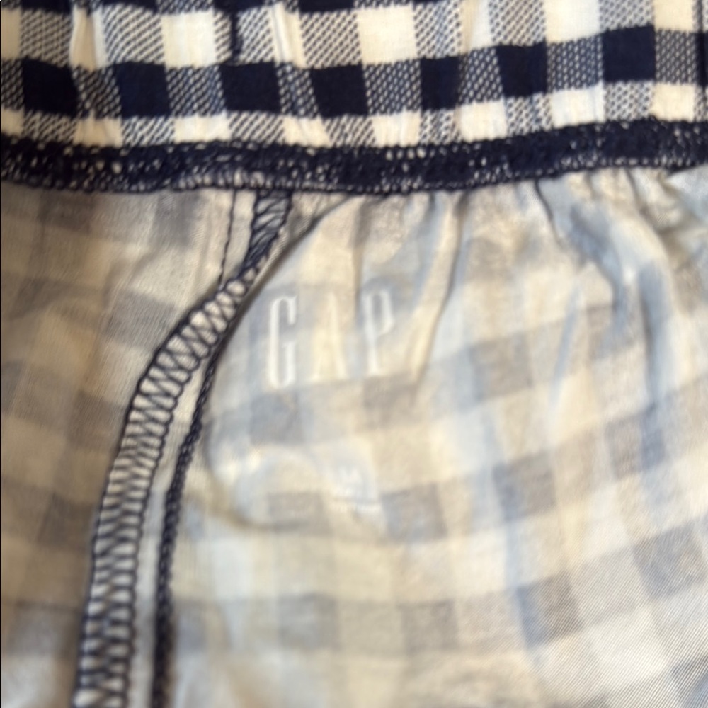 GAP Blue and White Pajama Set Relaxed Fit - Picture 5 of 16